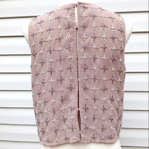 Exquisite! Beaded High-End Tank w/ Liner - Picture 4 of 12